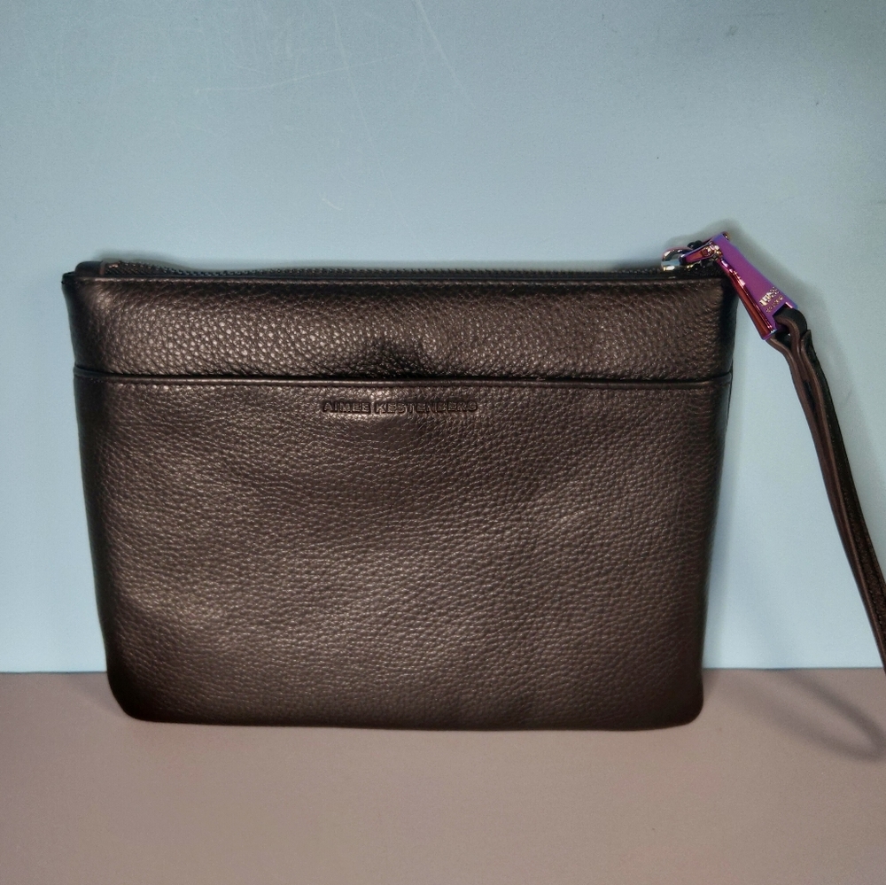 Aimee Kestenberg Black Clutch Purse - Picture 7 of 11